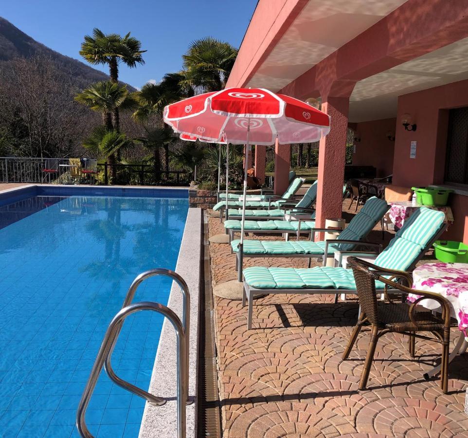 Hotel Garni Villa Del Sole Ponte Tresa Extérieur photo